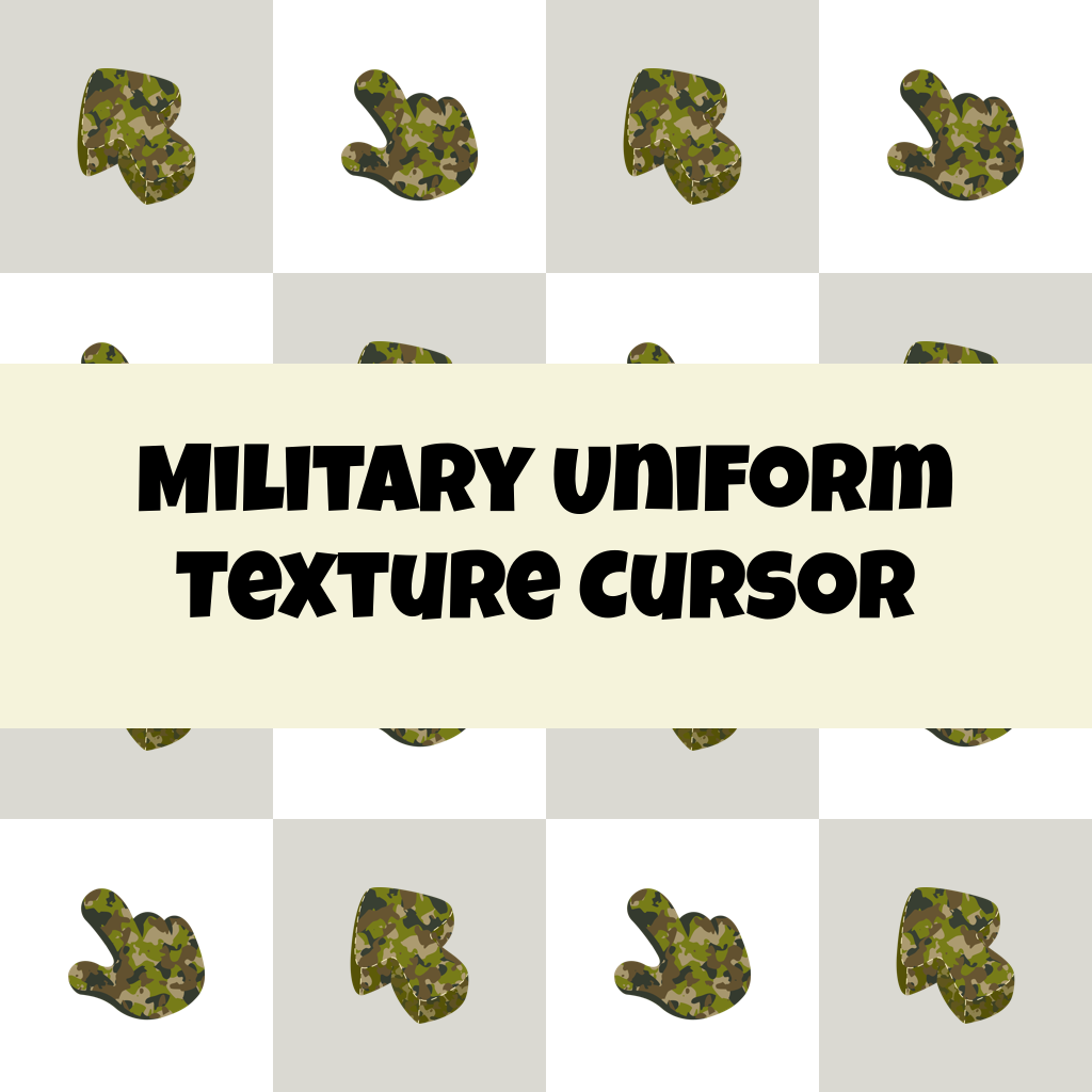 Military Uniform Texture Cursor